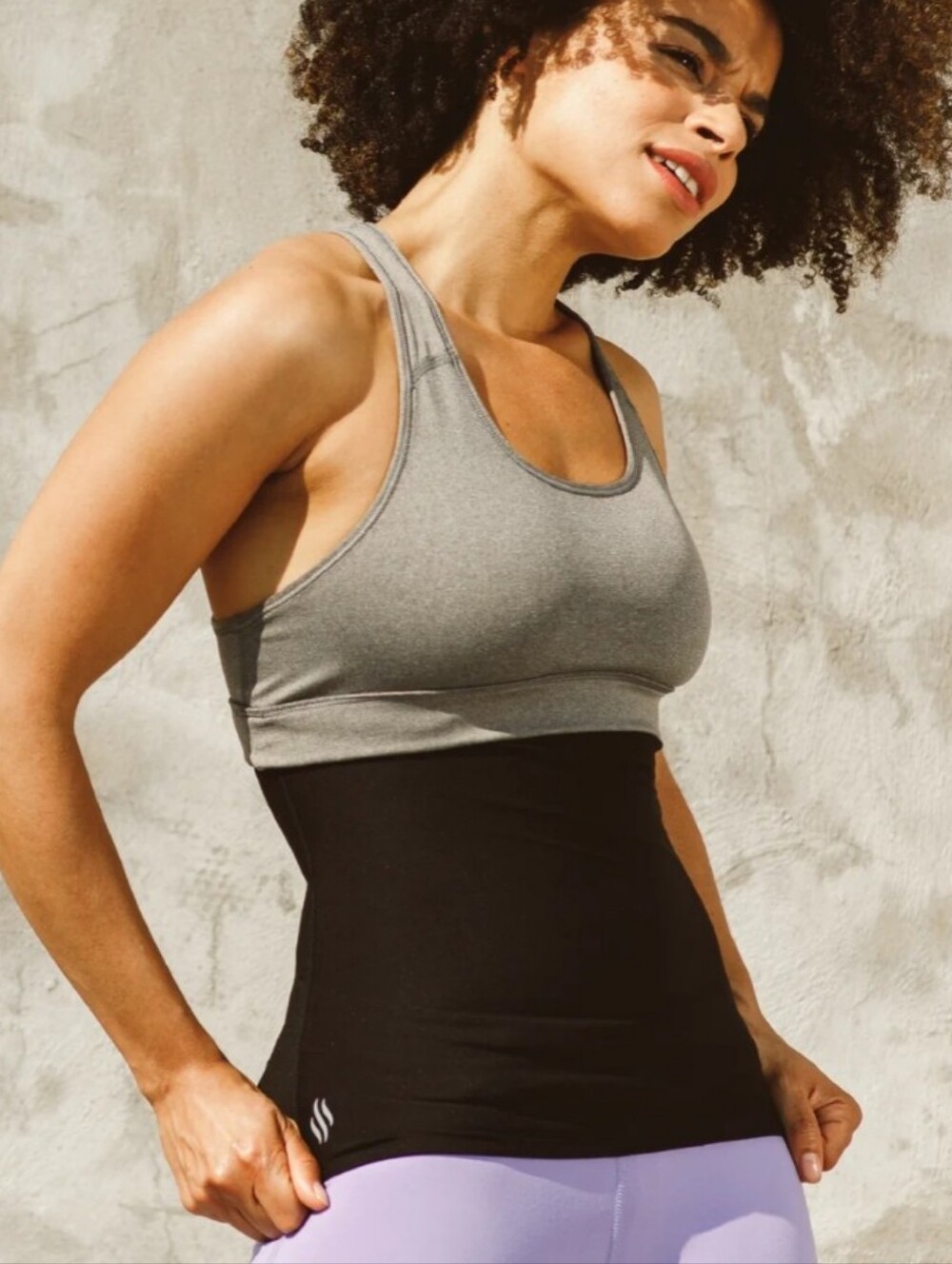 Sweat Shaper Waist Trimmer- Black